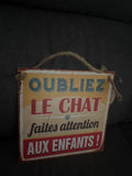Plaque chat