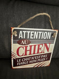 Plaque chien