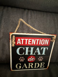 Plaque chat