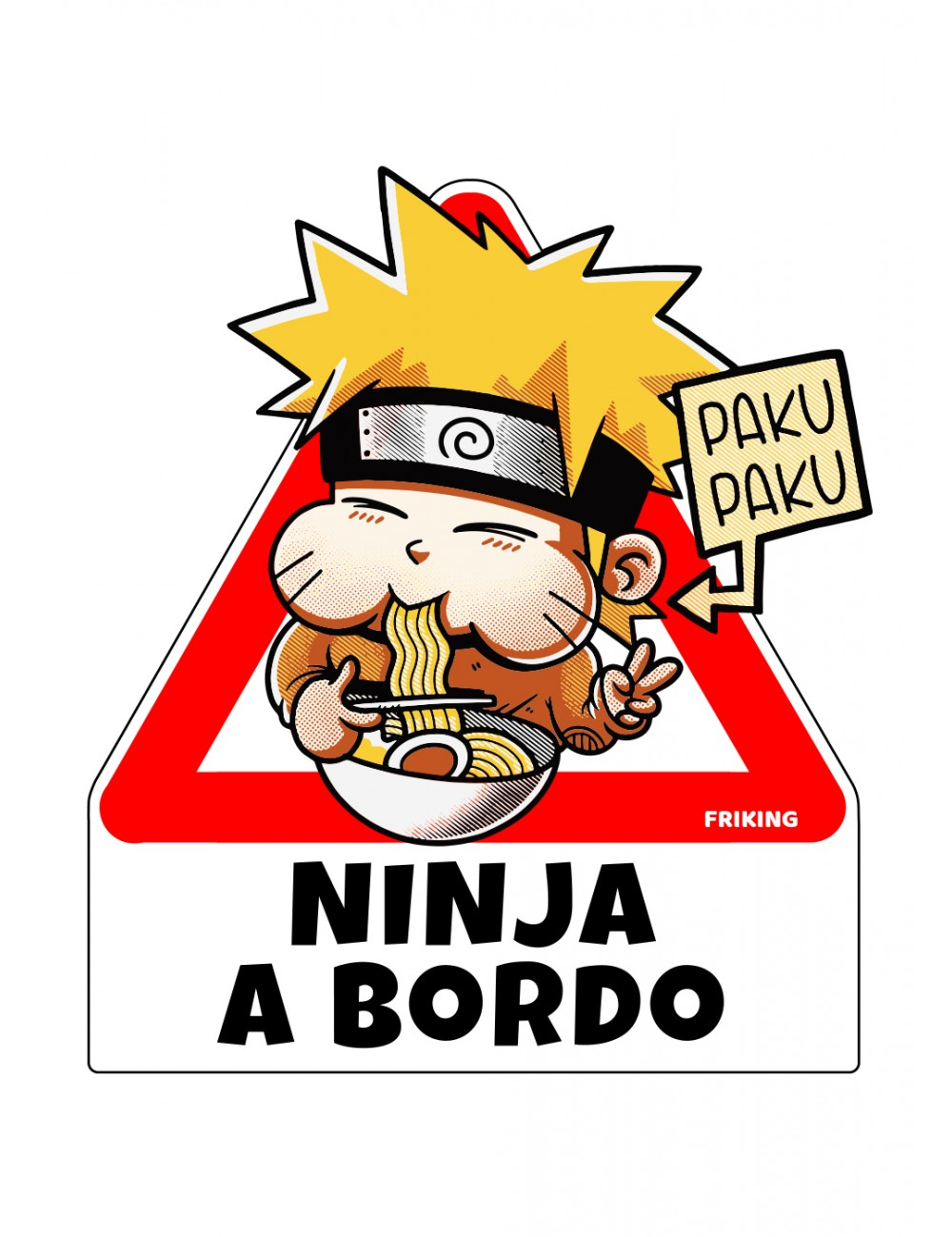 Autocollant intérieur « Ninja on Board »