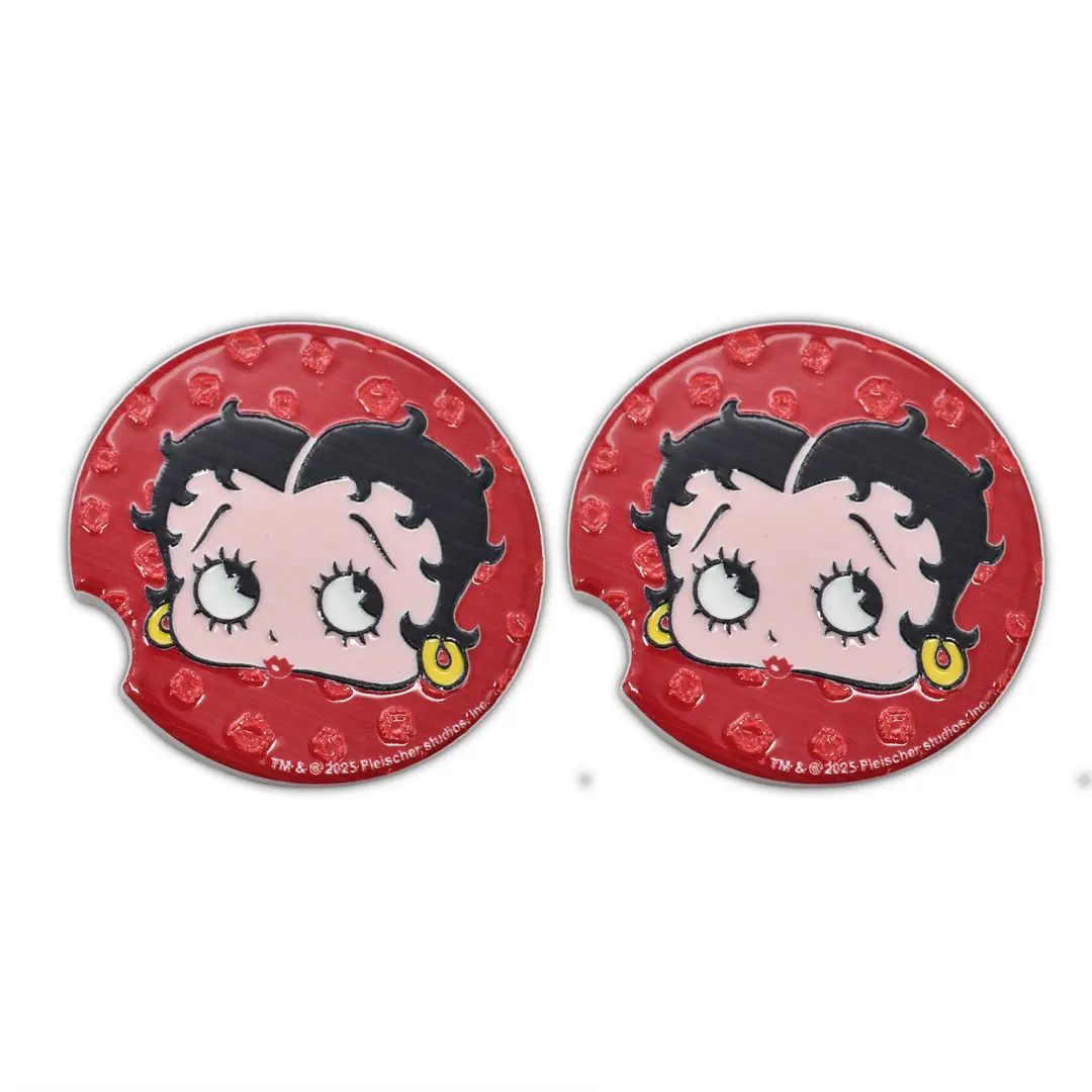 Lot de 2 sous-verres Betty boop-Collection rétro