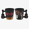 Verre à Sot AC/DC - Highgway to Hell avec poignée guitare