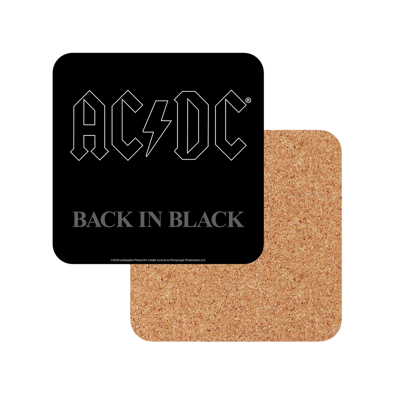 Sous-verres AC/DC - Back In Black - Ensemble de 6 pièces
